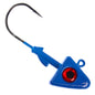 Pitbull Tackle UV Shad Jig Head BLUE 3oz qty 1
