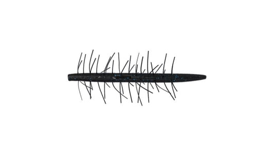 YAMAMOTO FUZZY SENKO BLACK/BLUE FLAKE 4"  YAM-9SFUZ-5-021