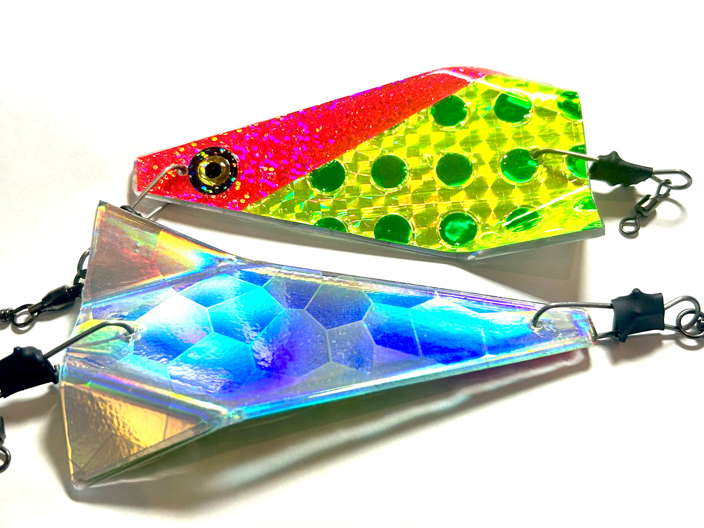 TED WONG PYRAMID FLASHERS 196 PINK FIN