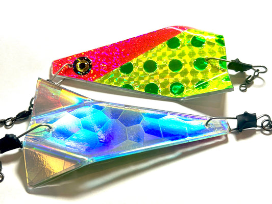 TED WONG PYRAMID FLASHERS 196 PINK FIN
