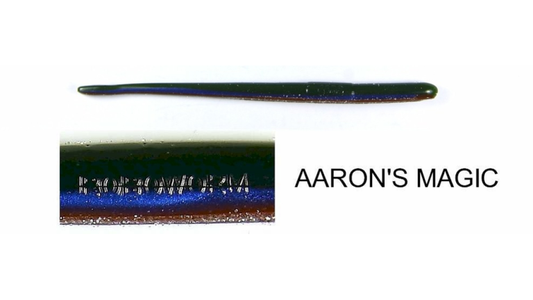 ROBOWORM STRAIGHT TAIL WORM 4.5" AARONS MAGIC  qty 10  ST-8296-10