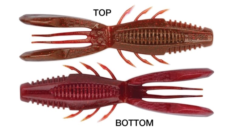 RAPALA CRUSH CITY BRONCO BUG OX BLOOD RED FLAKE  4"  6PCS