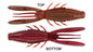 RAPALA CRUSH CITY BRONCO BUG OX BLOOD RED FLAKE  4"  6PCS