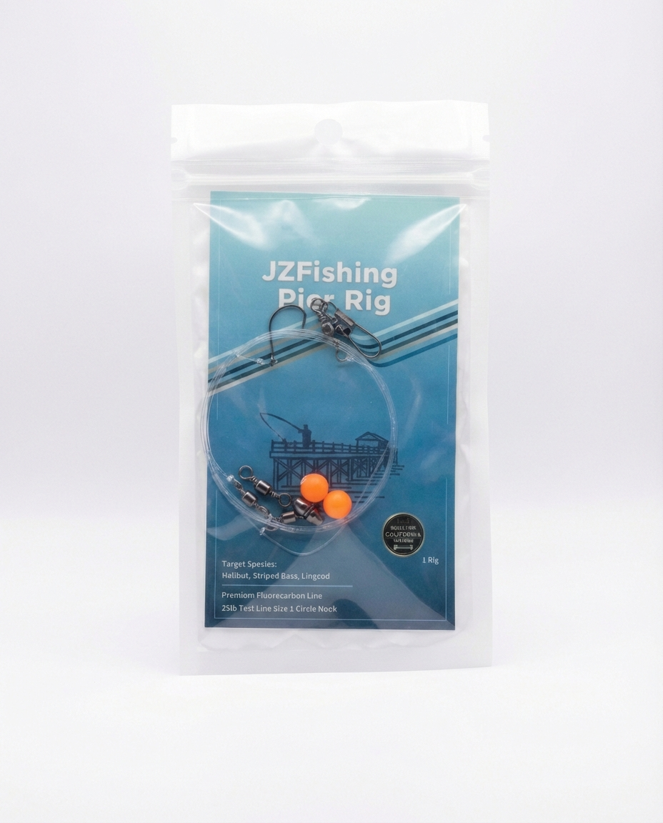 JZFishing Pier Rig Size 1 circle hook