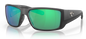 COSTA SUNGLASSES BLACKFIN PRO 11 MATTE BLACK W/GREEN MIRROR 580G