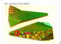 TED WONG PYRAMID FLASHERS Gold & UV GREEN