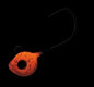 DAIWA LIGHT JIG HEAD 2.5G #6 RED GLOW