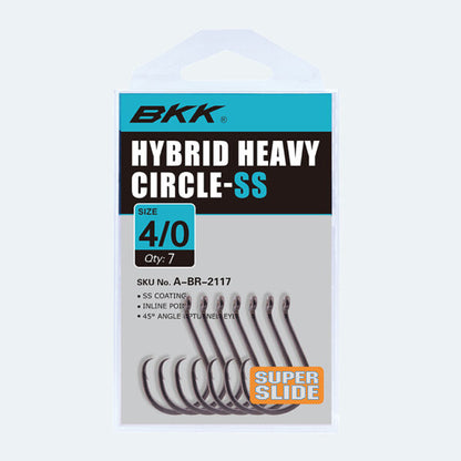 HYBRID HEAVY CIRCLE-SS 4/0 QTY 7  A-BR-2117