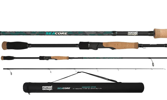 NOMAD DESIGN SEACORE INSHORE SPIN RODS SCINS3P7612­25 