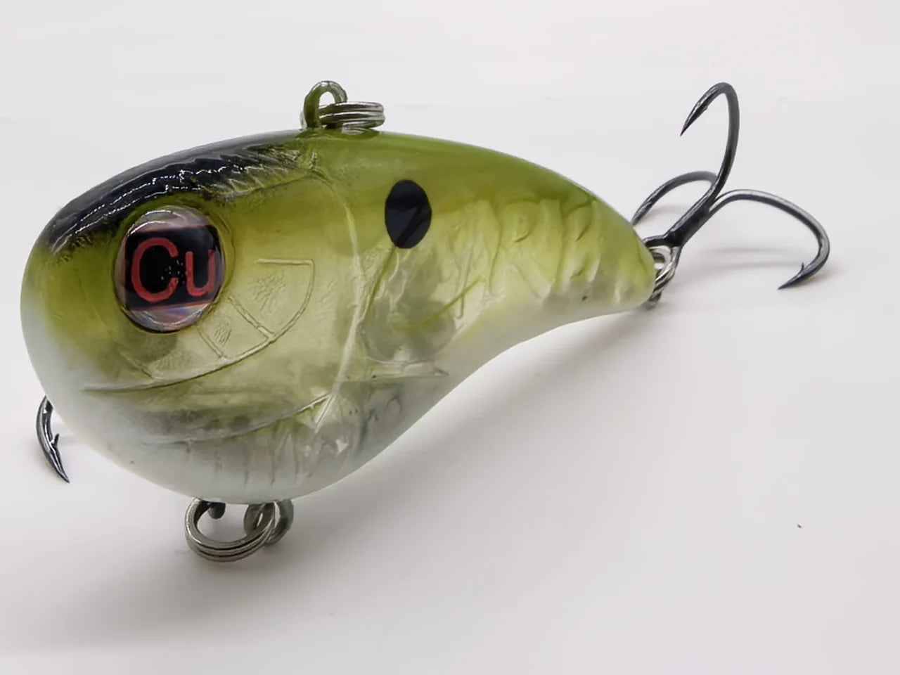 Copper Red Baits Snatchin' Shad Silent Green Halo