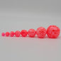 BNR SOFT BEADS MOTTLED RED 10MM 10 PK
