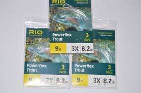 RIO POWERFLEX TROUT 9FT 3X 8.2LB