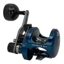 OKUMA CAVALLA 2-SPEED LEVER DRAG REEL CAV-12llSE-MB  MIDNIGHT BLUE