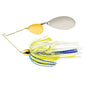 WAR EAGLE Spinnerbait, 1/2oz, Indiana, Gold, White Chartreuse Blue, 1pk