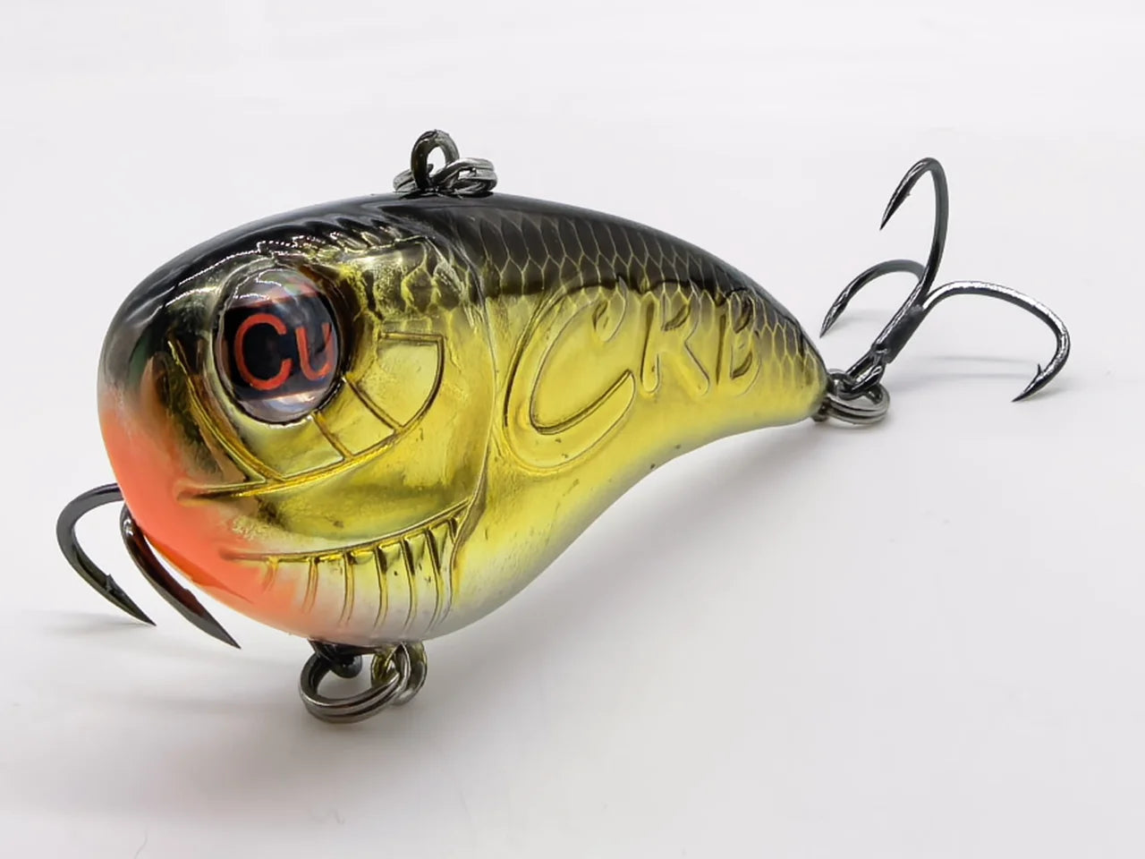Copper Red Baits Snatchin' Shad Rattling Gold Chrome