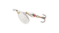 MEPPS AGLIA BRITE PLAIN TREBLE SPINNERS 1/8OZ SILVER BODY/SILVER BLADE AB1-SS