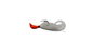 PUCCI FLASH STRIPER JIGS 1ounce WHITE/FLOURESCENT RED HEAD