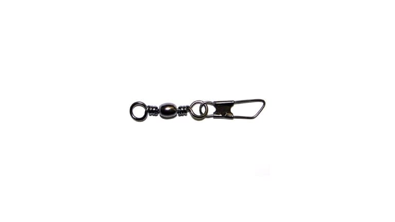 EAGLE CLAW BARREL SWIVELS W/SAFETY SNAP size 10 qty 12