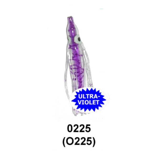 SILVER HORDE MICRO SQUID GOLD STAR - YAMASHITA 1018 0225 CLEAR PURPLE SPATTER