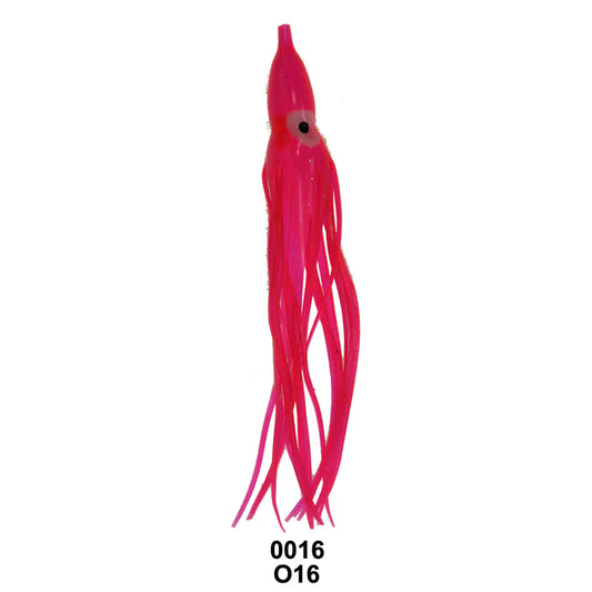 SILVER HORDE OCTOPUS SQUID GOLD STAR - YAMASHITA 3.5 5PK 016 TRANSLUCENT RED