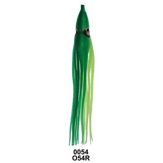 SILVER HORDE OCTOPUS SQUID GOLD STAR - YAMASHITA 3.5 5PK 054R GREEN / CHARTREUSE