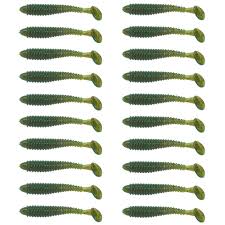 BATTLESTAR FlipFlop N'Socks 2" Perch Baits CLASSIC COLOR MOTOR OIL