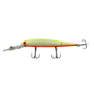 REBEL RATTLING DEEP JOINTED MINNOW 5 1/4"  Bone/Chartreuse/Orange