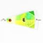 BIG AL'S FISH FLASH 4"  UV Green  AGRN/ACHR