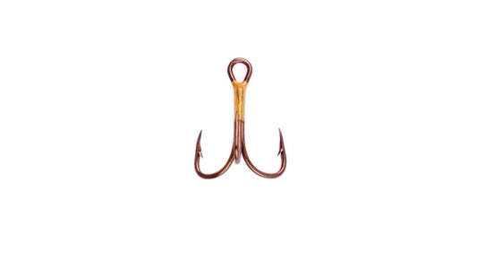 EAGLE CLAW 2X STRONG TREBLE HOOK size 8 qty 5
