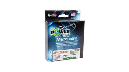 POWER PRO MAXCUATRO 150YD SPOOLS 65LB SPOOL MOSS GREEN