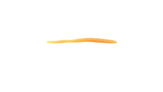 BERKLEY POWER FLOATING TROUT WORM 15CT ORANGE PEEL  3"