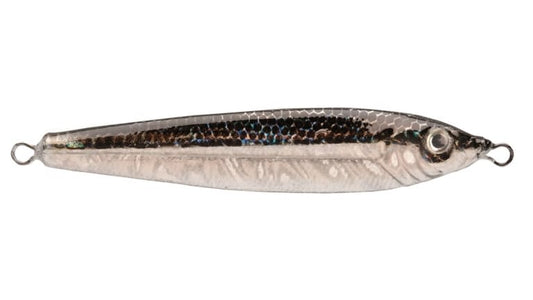 P-LINE LASER MINNOW 1 OZ SILVER BLACK