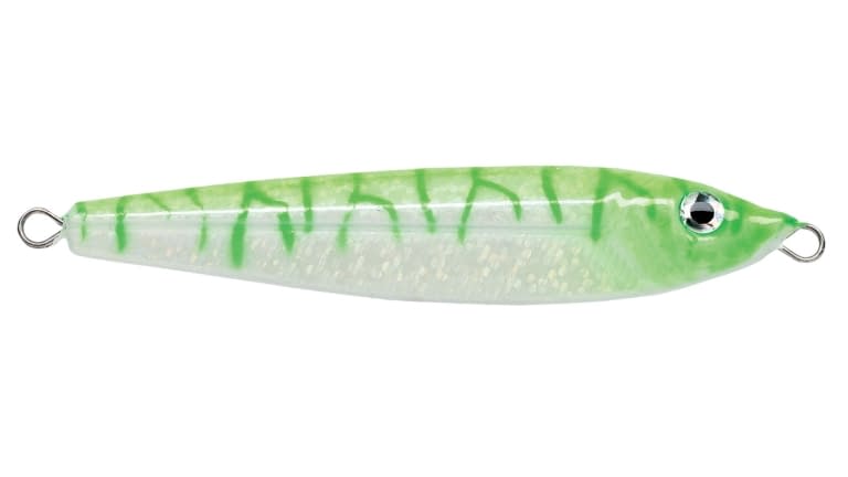 P-LINE LASER MINNOW 1 OZ GLOW GREEN TIGER