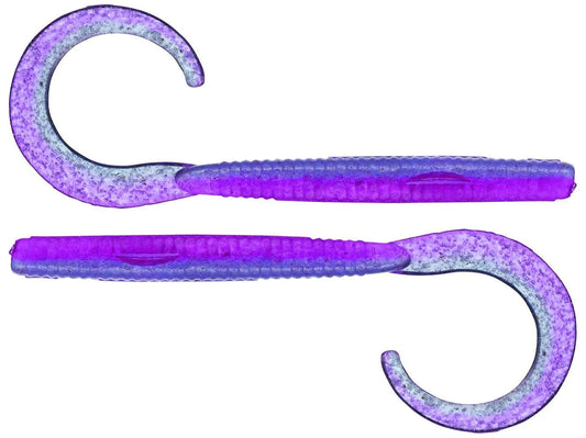 Evergreen Lucy Curly Tail Worm MORNING DAWN 3.2"