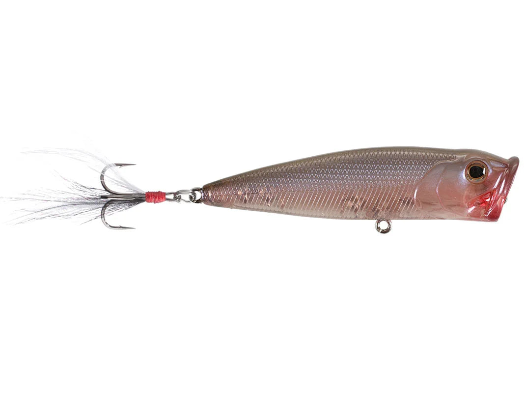 RIVER2SEA BUBBLE POPPER 65  GHOST MINNOW 2 1/2"