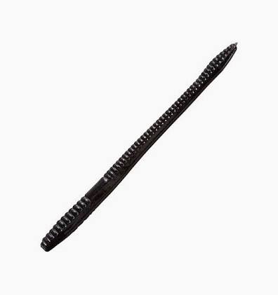 ZOOM FINESSE WORM. QTY 20 BLACK  004-038