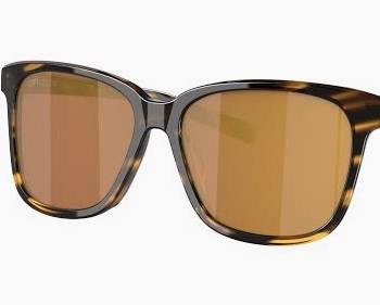 COSTA SUNGLASSES MAY  SHINY TORTIOSE LENSE W/GOLD MIRROR