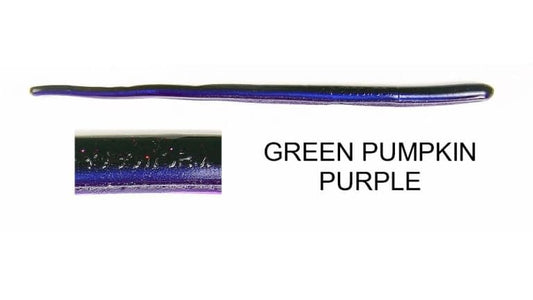 ROBOWORM STRAIGHT TAIL WORM 7" GREEN PUMPKIN PURPLE qty 8  SL-F6BF-8