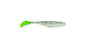 BASS ASSASSIN SALTWATER 4" Salt & Pepper Silver Phantom / Chartreuse Tail