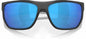 COSTA SUNGLASSES SANTIAGO 04G NET BLACK W/BLUE MIRROR  580 G POLARIZED