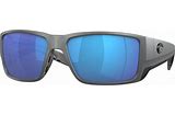 COSTA SUNGLASSES BLACKFIN PRO 98 MATTE GRAY W/BLUE MIRROR 580G