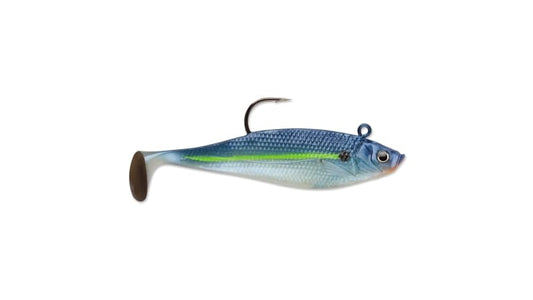 STORM WILDEYE SWIM SHAD 4"  BLUE STEEL SHAD
