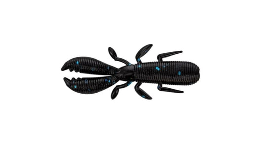 YAMAMOTO COVERT CRAW Black w/ Large Blue Flake