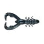 YUM CHRISTIE CRAW BLK-BLU-FLK 3.5".   8 PER